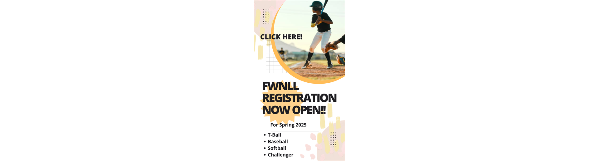 2025 SPRING REGISTRATION